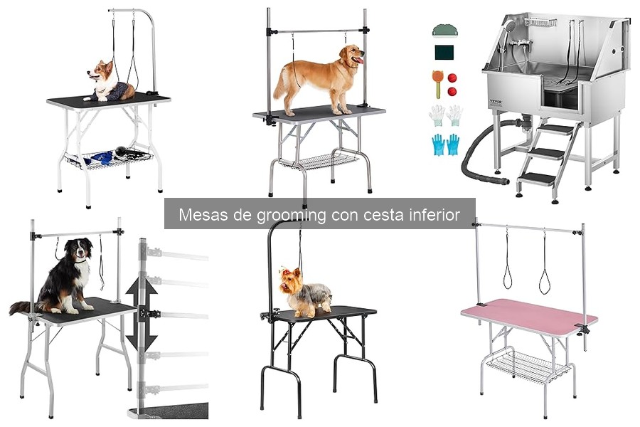 Errores comunes al usar mesas de grooming con cesta inferior