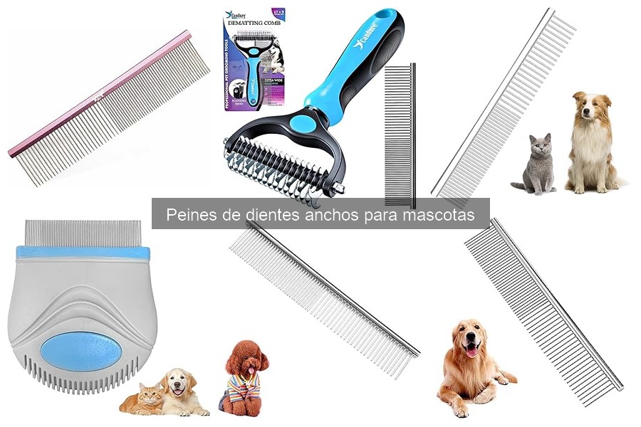 Errores comunes al usar peine de dientes anchos en mascotas