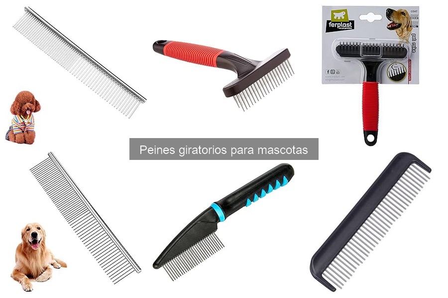 Errores comunes al usar peines giratorios para mascotas