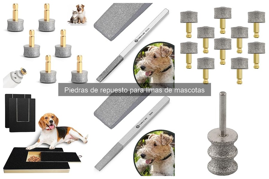 Errores comunes al usar piedras de repuesto para limas de mascotas