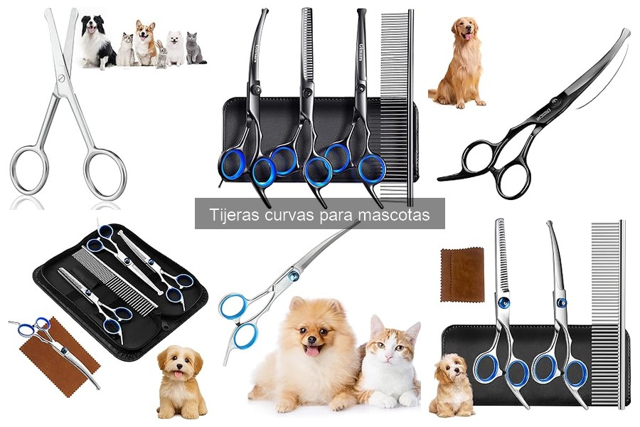 Errores comunes al usar tijeras curvas para mascotas