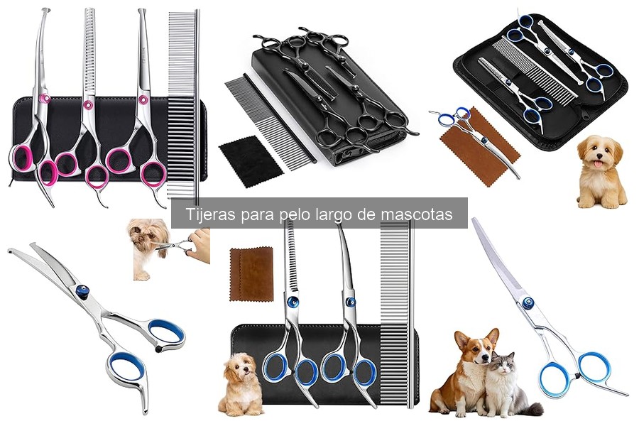 Errores comunes al usar tijeras para pelo largo de mascotas