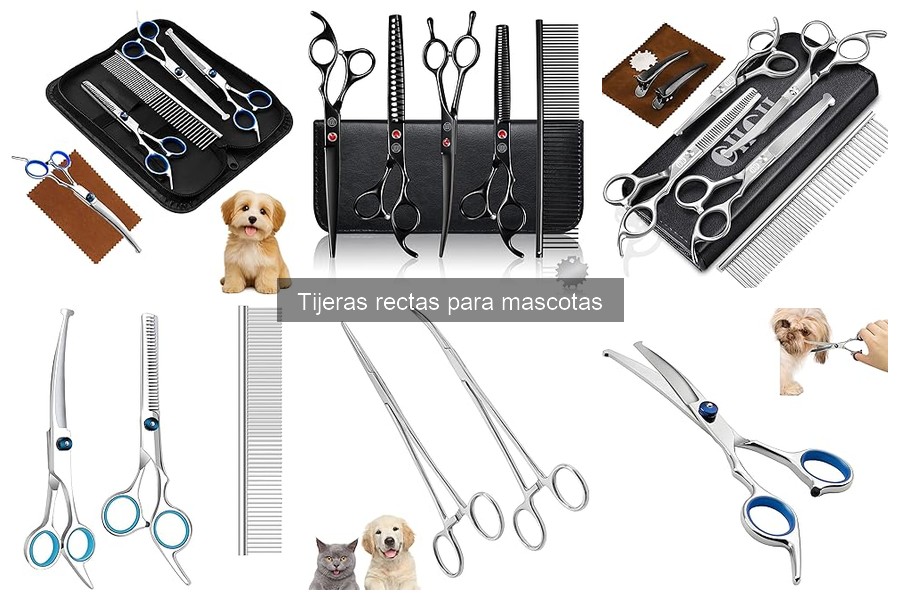 Errores comunes al usar tijeras rectas para mascotas