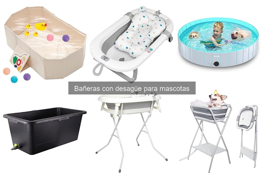 Guía de compra de bañeras con desagüe para mascotas