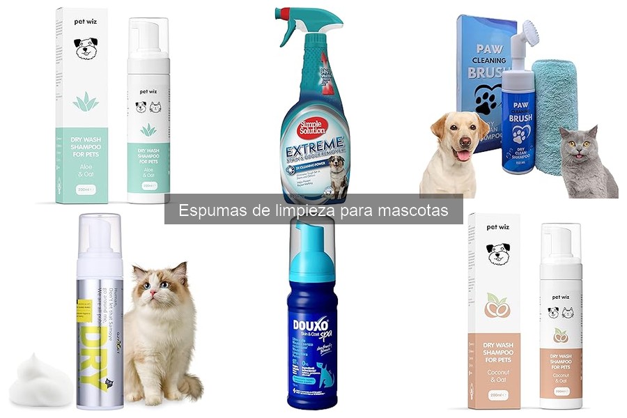 Guía para elegir la mejor espuma de limpieza para mascotas