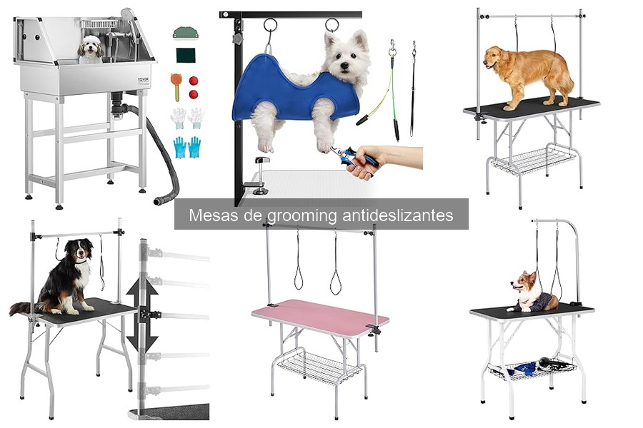 Guía para elegir la mejor mesa de grooming antideslizante