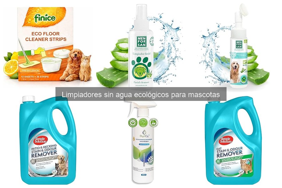 Impacto ambiental de limpiadores ecológicos para mascotas