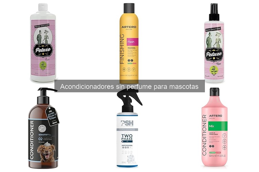 Ingredientes dañinos en acondicionadores para mascotas