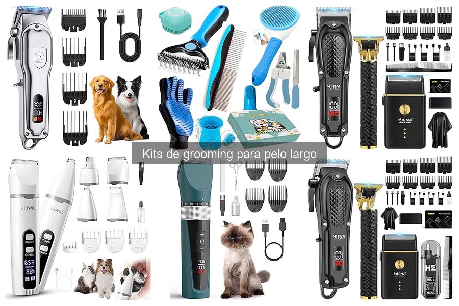 Kit de grooming vs. peluquero profesional para perros de pelo largo