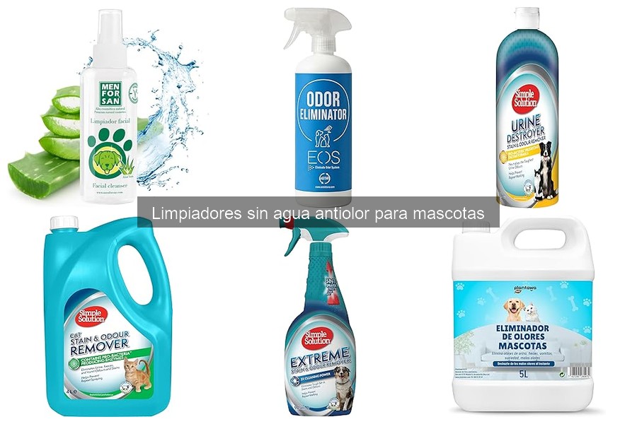 Limpiadores sin agua antiolor para mascotas: ¿Qué son y cómo funcionan?