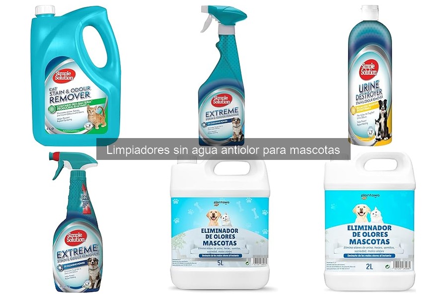Limpiadores sin agua vs convencionales para mascotas: ¿cuál elegir?