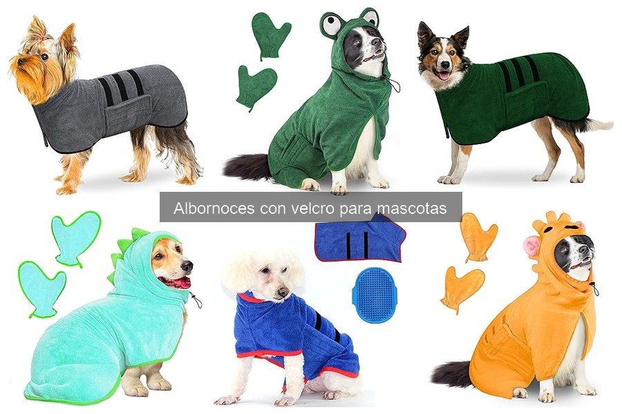 Los mejores albornoces con velcro para perros en 2023