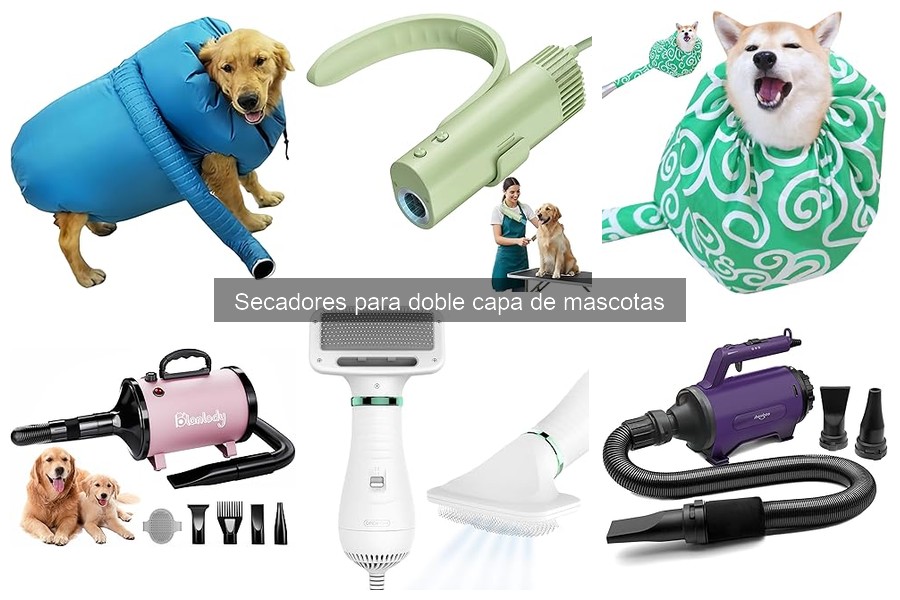 Los secadores de doble capa para mascotas más silenciosos