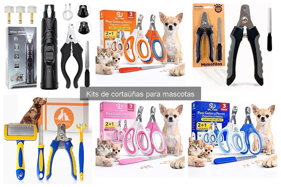 Mantenimiento adecuado de kits de cortaúñas para mascotas