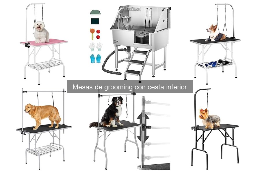Mantenimiento de Mesas de Grooming con Cesta Inferior