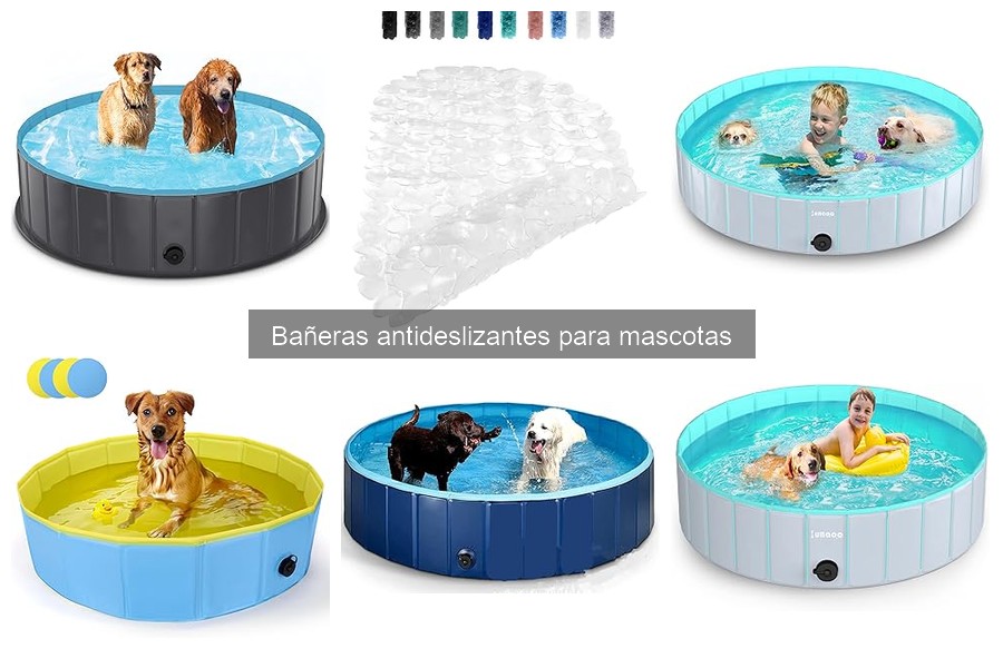 ** Mantenimiento y limpieza de bañeras antideslizantes para mascotas