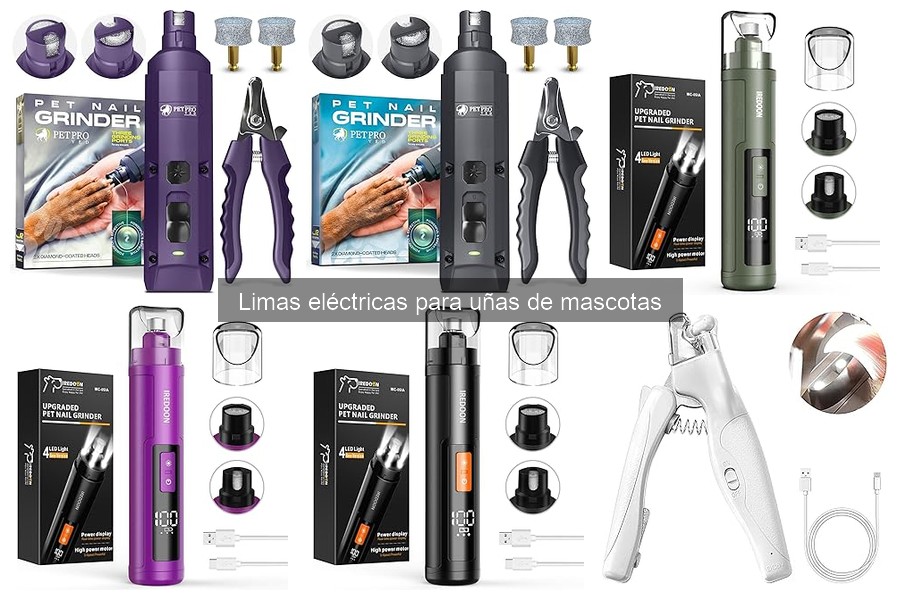 Mantenimiento y limpieza de limas eléctricas para mascotas
