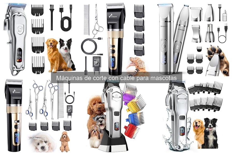 Máquinas de corte con cable para mascotas: ¿Qué son y cómo elegir?