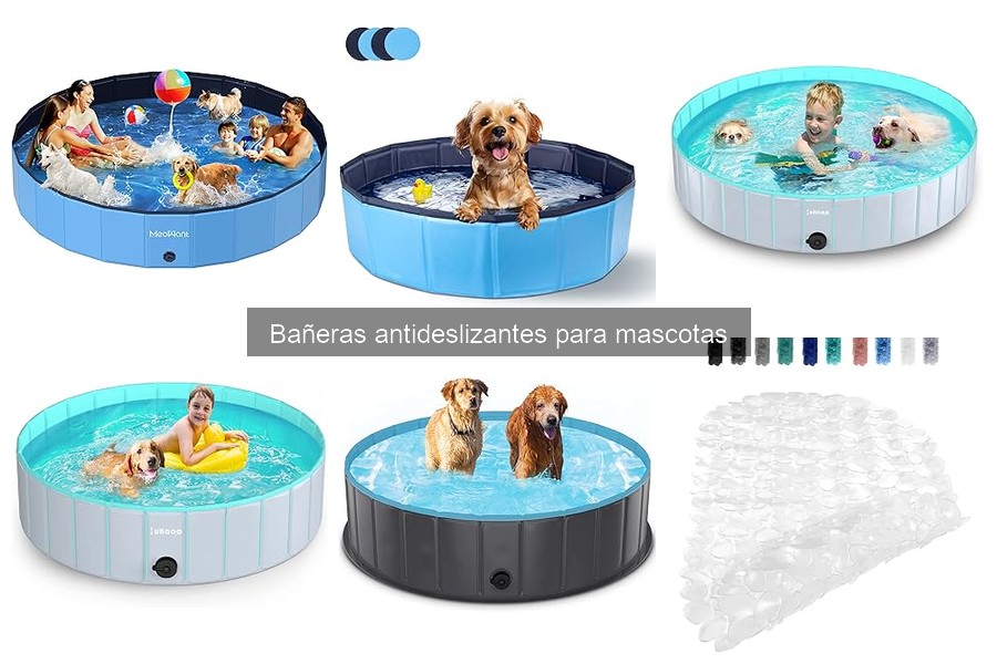 Materiales seguros para bañeras antideslizantes de mascotas