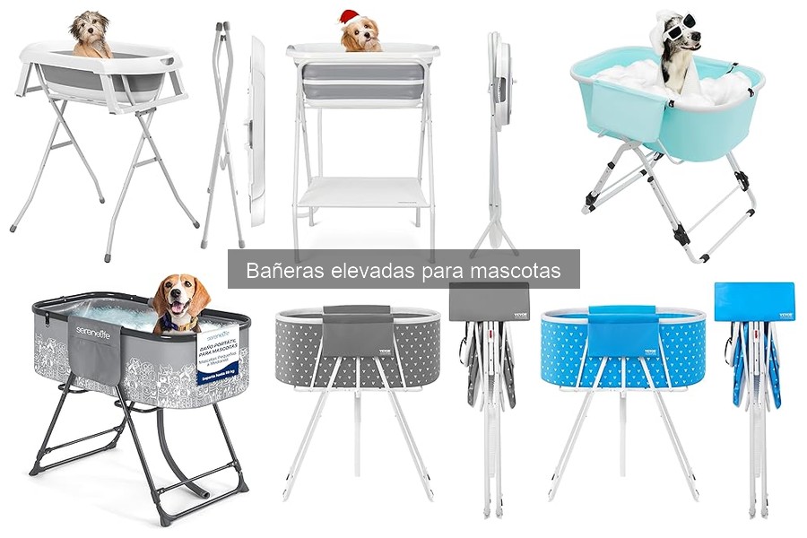 Mejores accesorios para bañeras elevadas de mascotas
