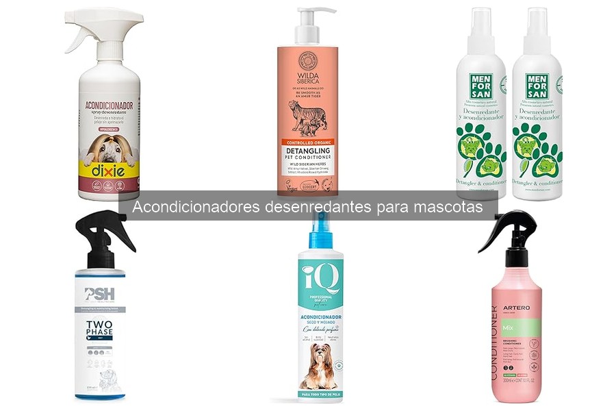 Mejores acondicionadores desenredantes para perros de pelo largo