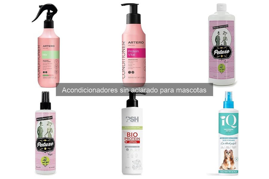Mejores Acondicionadores Sin Aclarado para Perros 2023