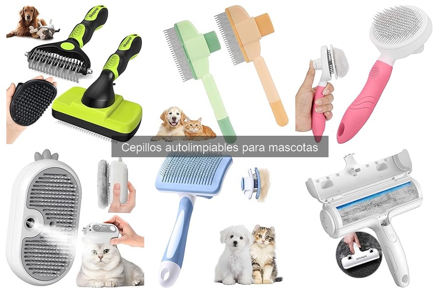 Mejores cepillos autolimpiables para perros de pelo largo