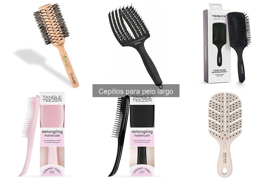 Mejores cepillos para pelo largo: guía completa