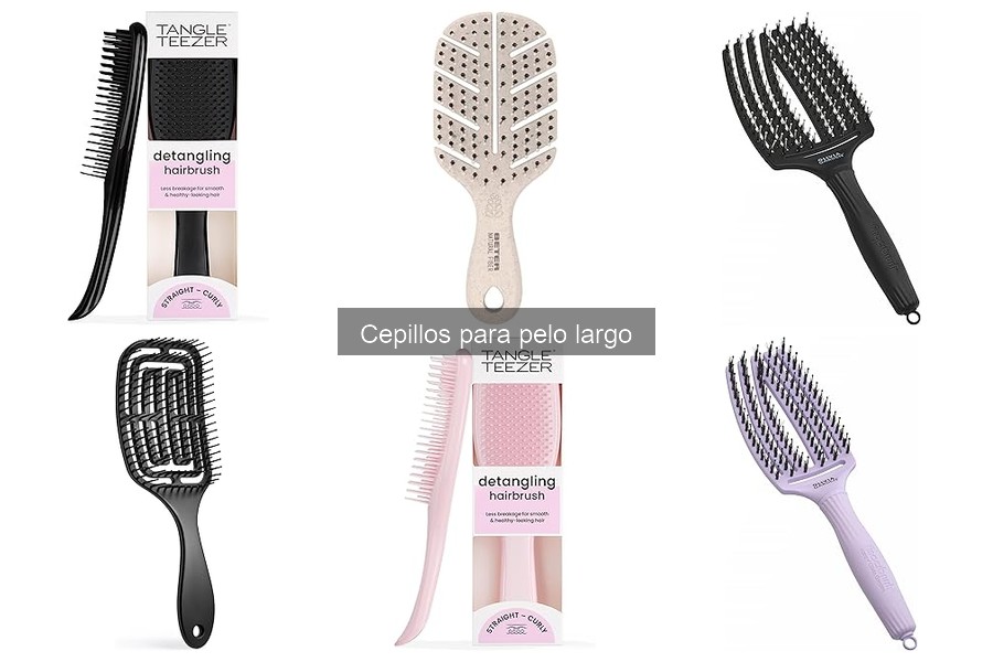 Mejores cepillos para pelo largo y eliminar el pelo suelto