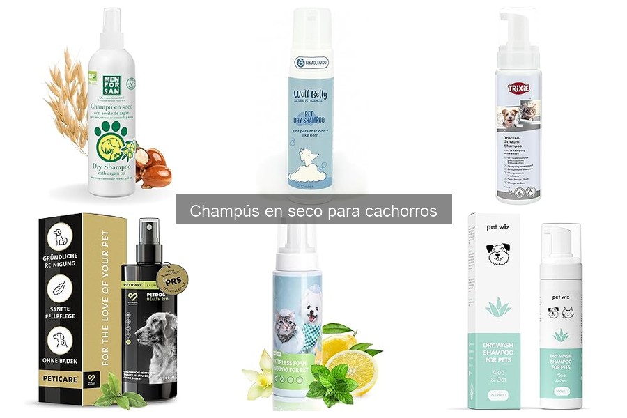 Mejores champús en seco para cachorros con piel sensible