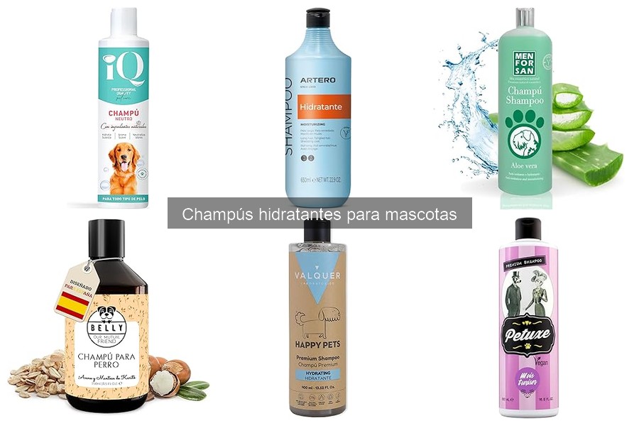 Mejores champús hidratantes para perros y gatos: comparativa