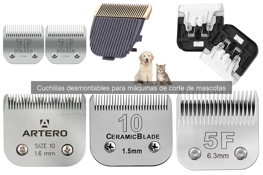 Mejores cuchillas desmontables para perros de pelo largo