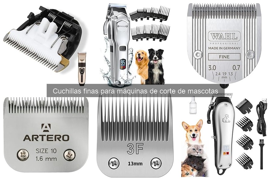 Mejores cuchillas finas para perros de pelo largo: comparativa