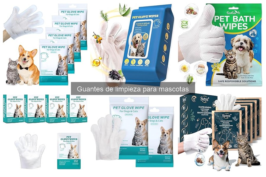 Mejores guantes de limpieza para perros de pelo corto