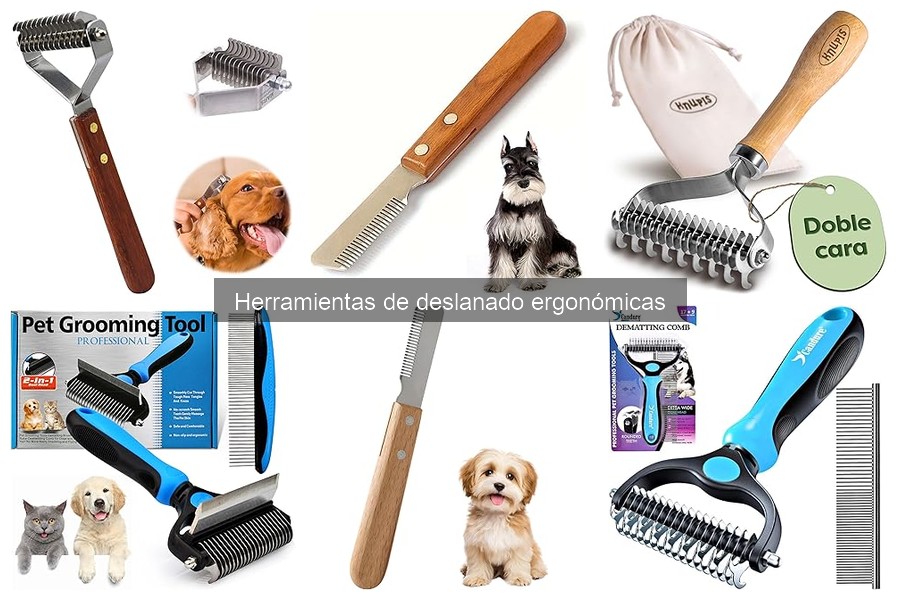 Mejores herramientas de deslanado ergonómicas para perros