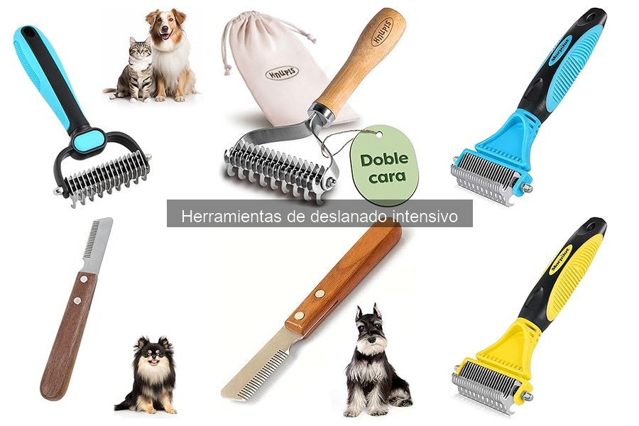 Mejores herramientas de deslanado intensivo para pelo largo