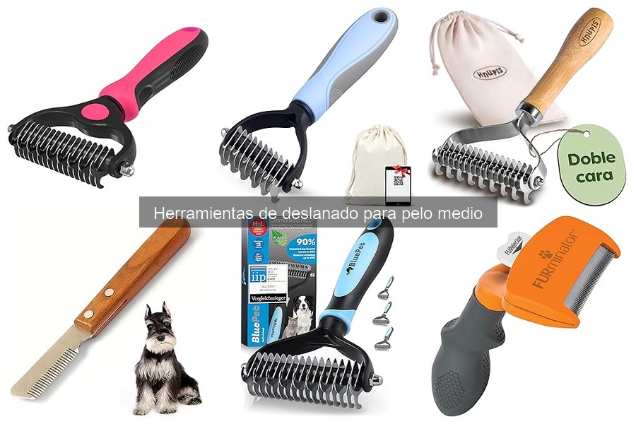 Mejores herramientas de deslanado para pelo medio en Amazon