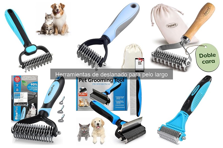 Mejores herramientas de deslanado para perros de pelo largo