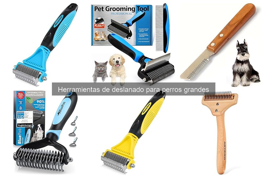 Mejores herramientas de deslanado para perros grandes