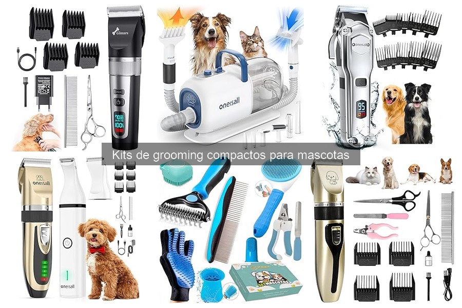 Mejores kits de grooming compactos para perros en 2023