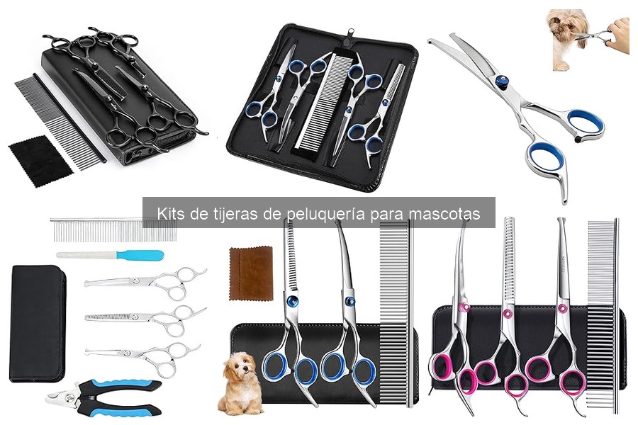 Mejores kits de tijeras de peluquería para mascotas 2023