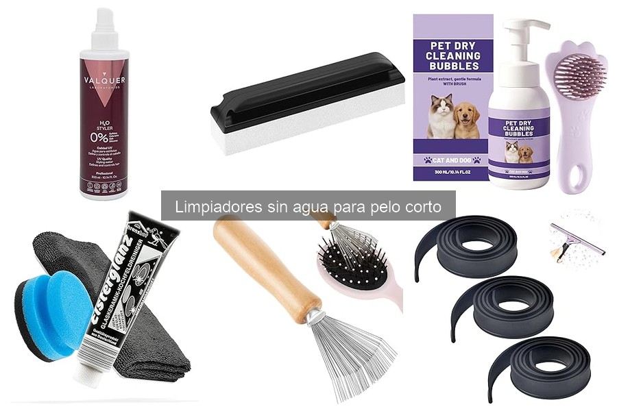 Mejores limpiadores sin agua para perros de pelo corto