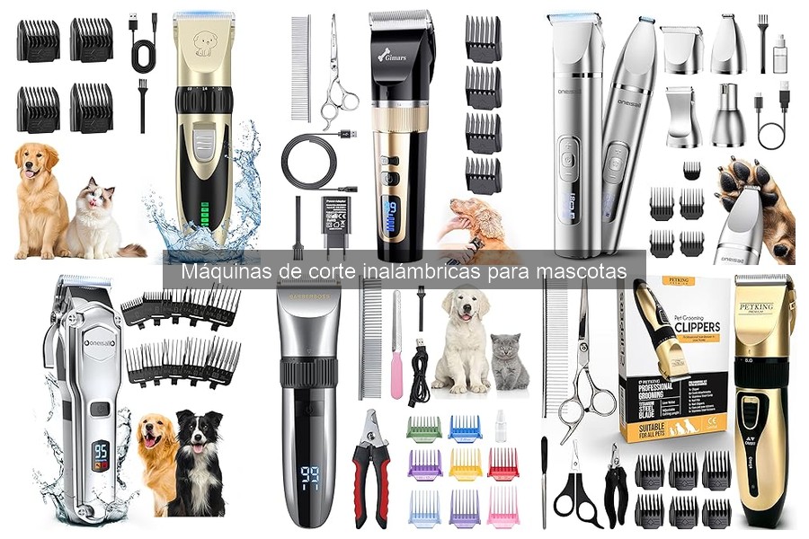 Mejores máquinas de corte inalámbricas para perros de pelo largo