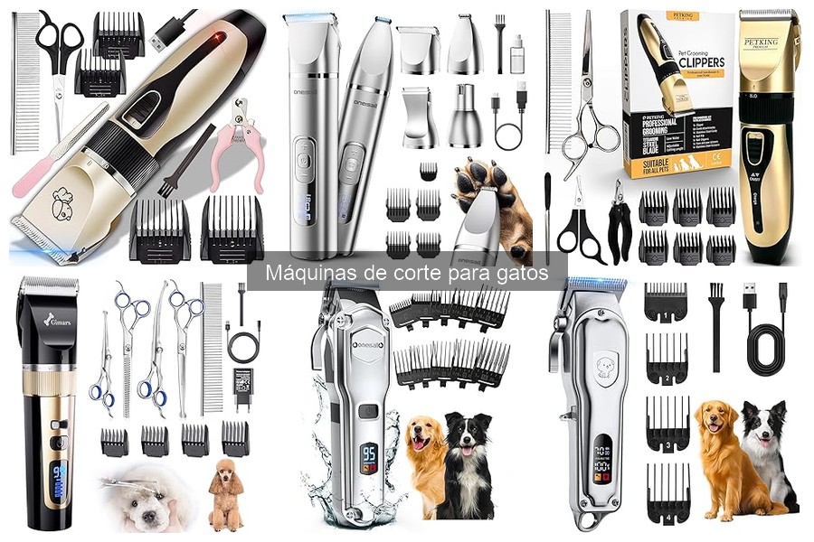 Mejores máquinas de corte para gatos de pelo largo