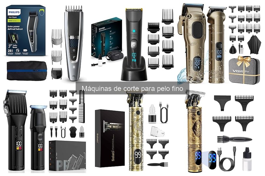 Mejores máquinas de corte para pelo fino: comparativa y análisis