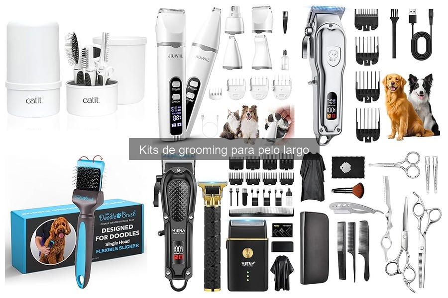 Mejores marcas de kits de grooming para perros de pelo largo
