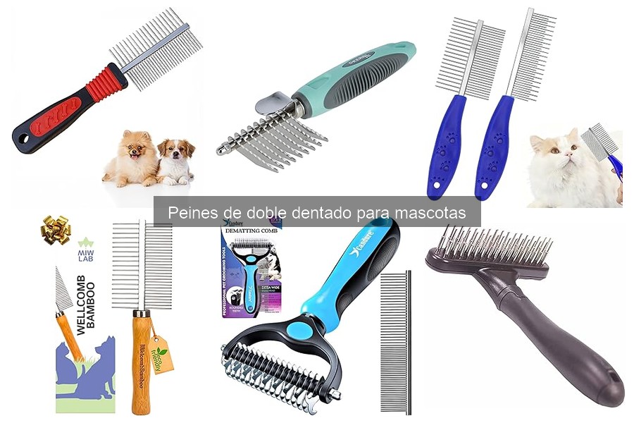 Mejores marcas de peines de doble dentado para mascotas
