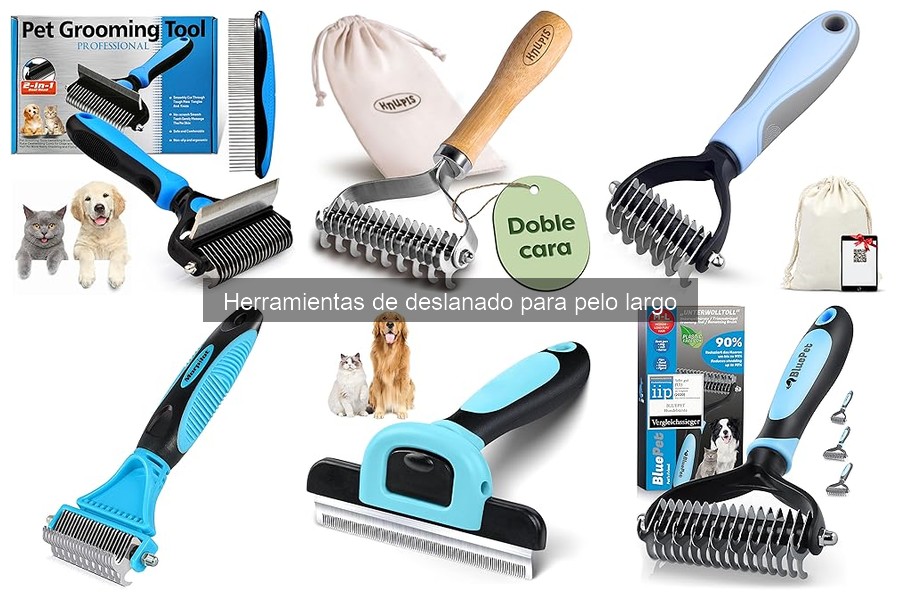 Mejores materiales para herramientas de deslanado de mascotas