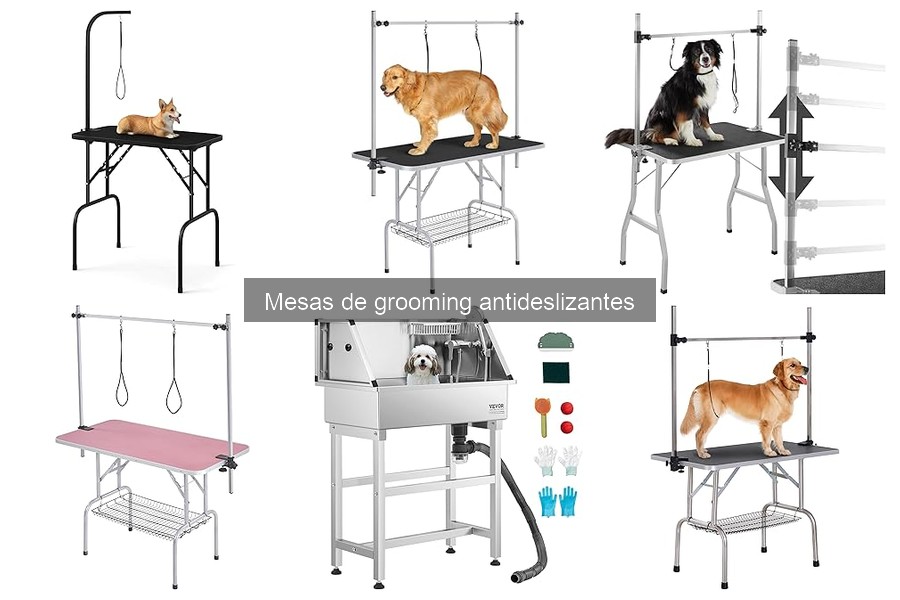 Mejores mesas de grooming antideslizantes para gatos