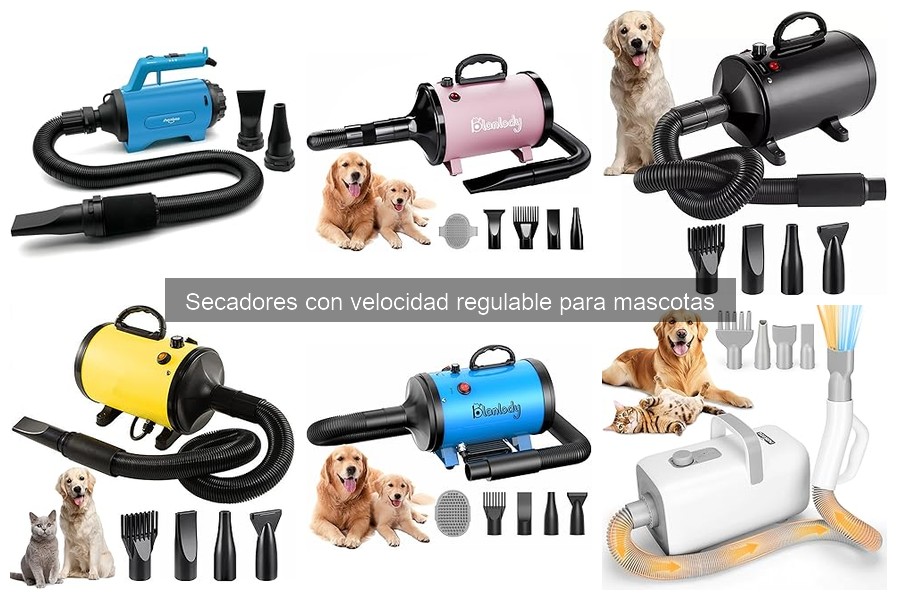 Mejores ofertas en secadores con velocidad regulable para mascotas